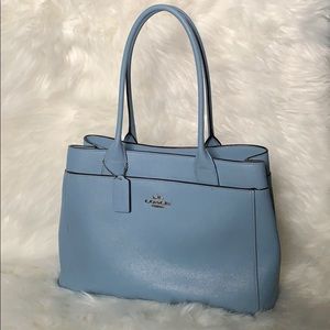 Coach pale blue purse